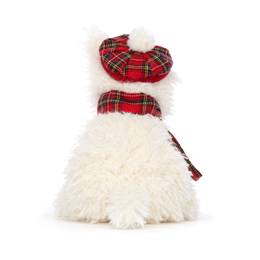 Pluszaki Jellycat Winter Warmer Munro Scottie Piesek,8.3in x 4.7in x 5.9in Białe | Polska  TRJG-79204