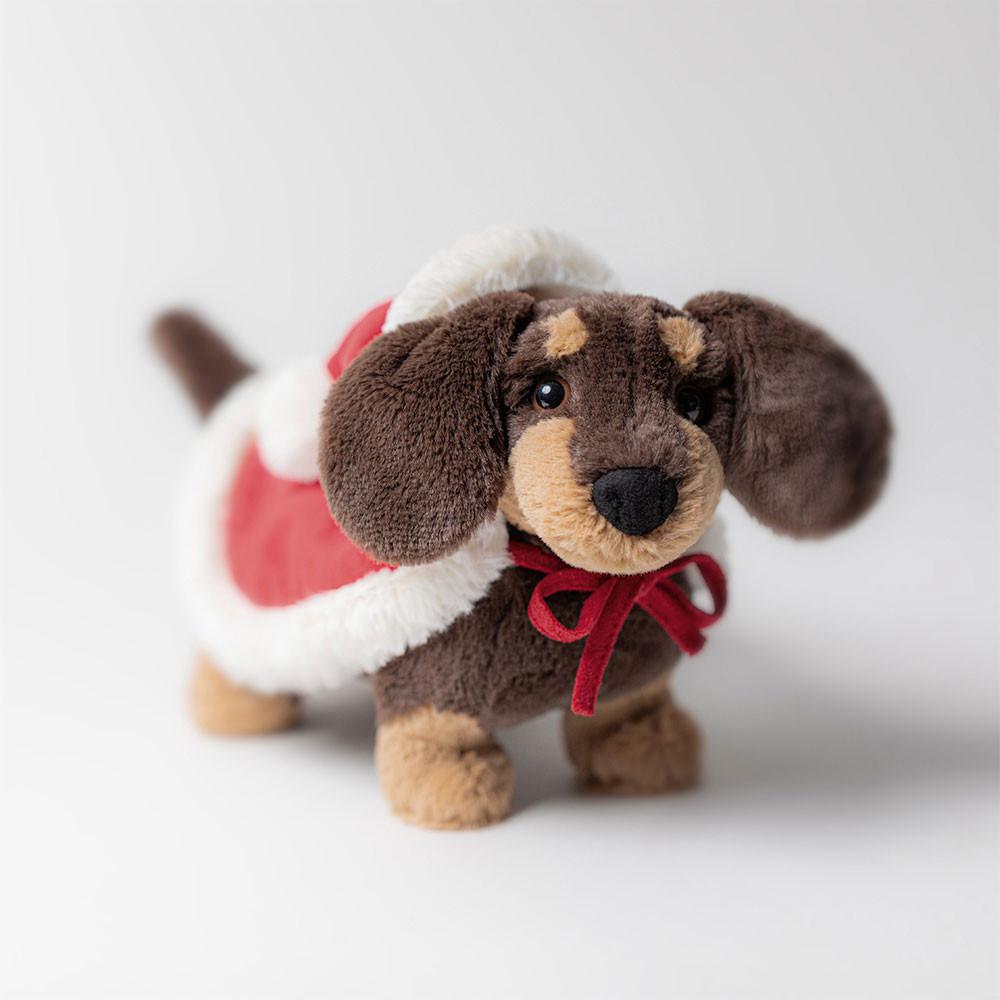 Pluszaki Jellycat Winter Warmer Otto Sausage Piesek,5.9in x 2.8in x 7.5in Brązowe | Polska  WIAE-20485