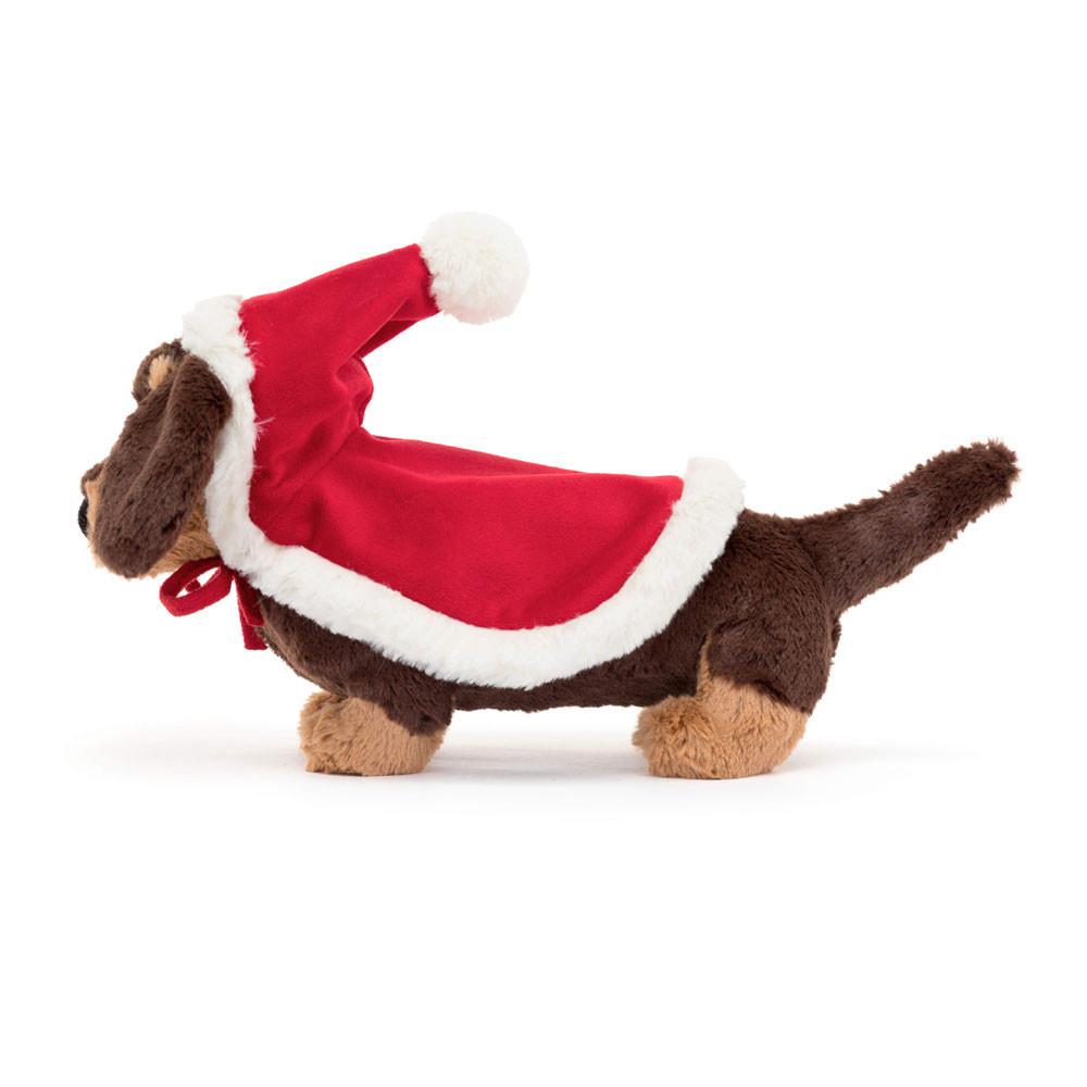 Pluszaki Jellycat Winter Warmer Otto Sausage Piesek,5.9in x 2.8in x 7.5in Brązowe | Polska  WIAE-20485