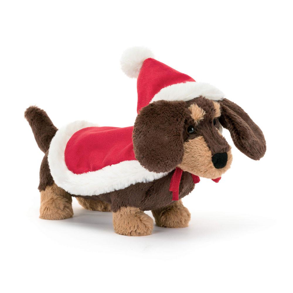 Pluszaki Jellycat Winter Warmer Otto Sausage Piesek,5.9in x 2.8in x 7.5in Brązowe | Polska  WIAE-20485