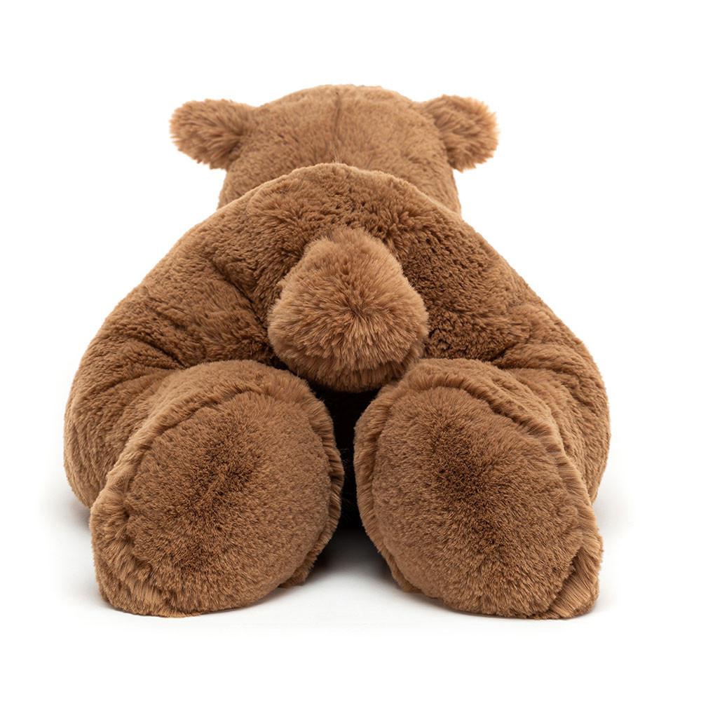 Pluszaki Jellycat Woody Miś Lying,18cm x 19cm x 47cm Brązowe | Polska  SXBZ-42986