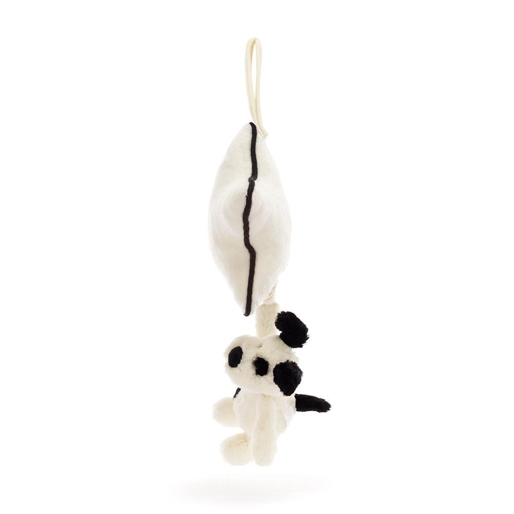 Psy Jellycat Bashful Puppy Musical Pull,30cm x 20cm x 6cm Białe | Polska  RXHQ-82154