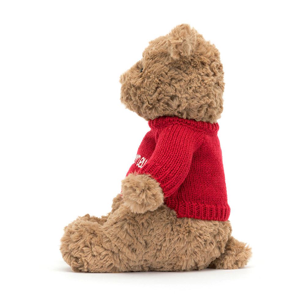 Swetry Jellycat Bartholomew Miś,26cm x 12cm x 8cm Brązowe | Polska  RMJN-25807