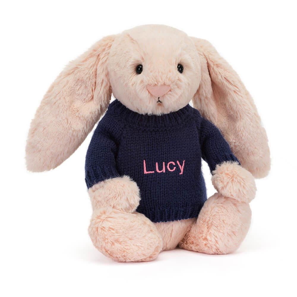 Swetry Jellycat Bashful Blush Króliczek,31cm x 12cm x 9cm Różowe | Polska  HSZU-80761