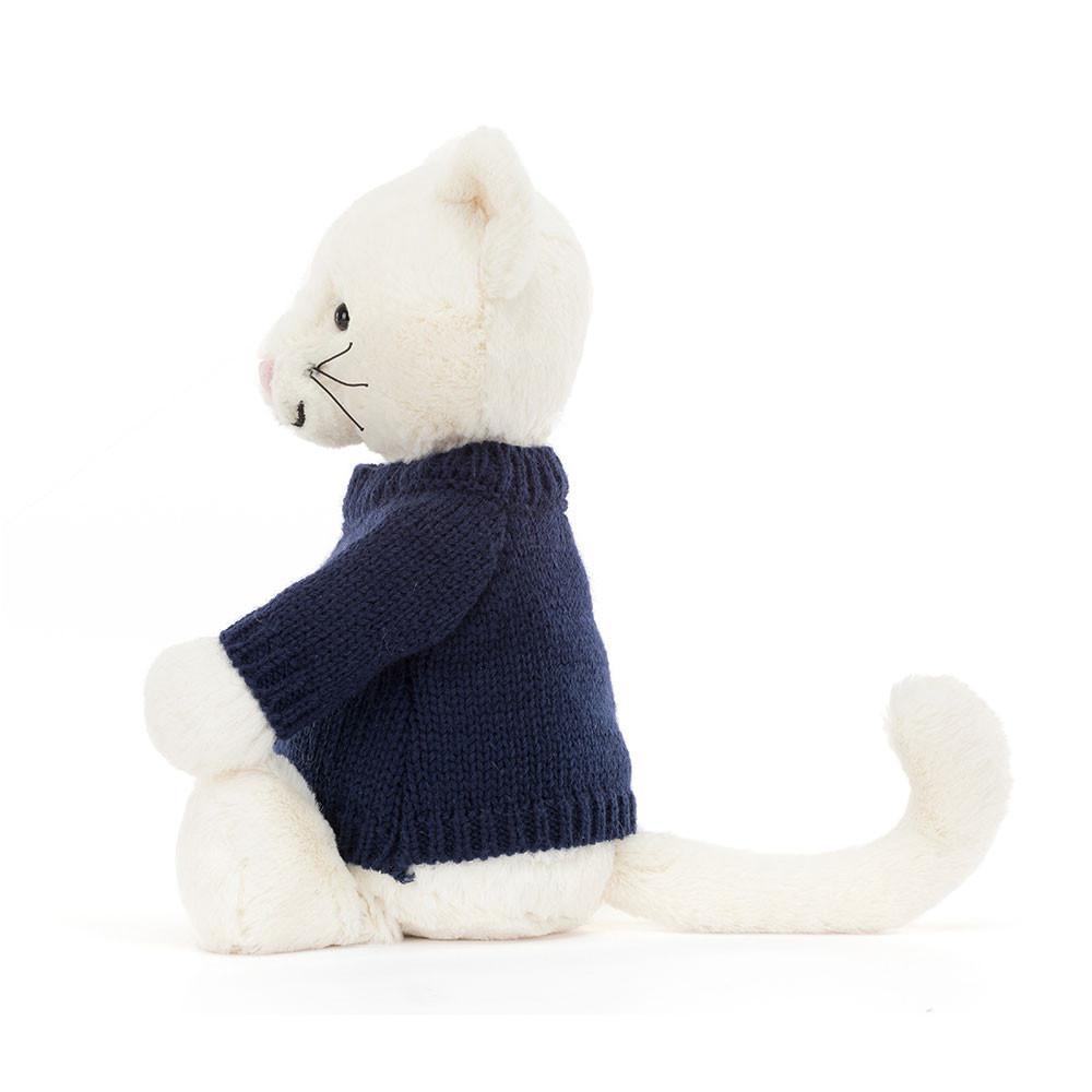 Swetry Jellycat Bashful Cream Kitten,31cm x 12cm x 9cm Białe | Polska  ZOQG-92457