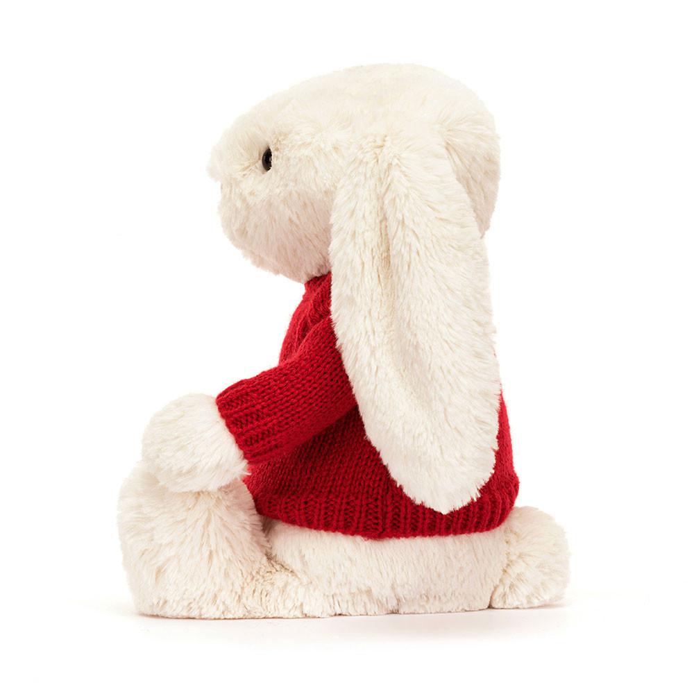 Swetry Jellycat Bashful Cream Króliczek,31cm x 12cm x 9cm Białe | Polska  TWBR-21075