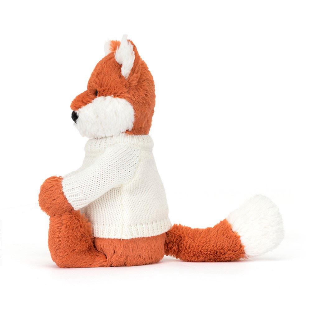 Swetry Jellycat Bashful Fox Cub with Cream,31cm x 12cm x 9cm Pomarańczowe | Polska  BLUN-29304
