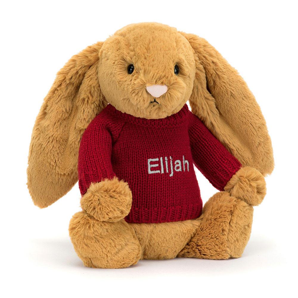 Swetry Jellycat Bashful Golden Króliczek,31cm x 12cm x 9cm Żółte | Polska  UIOD-17935