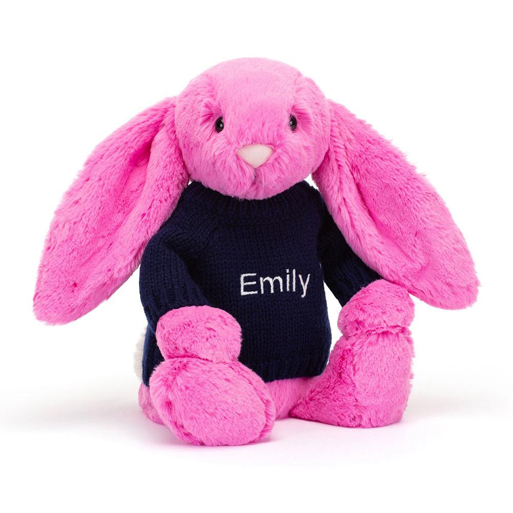Swetry Jellycat Bashful Hot Króliczek,31cm x 12cm x 9cm Różowe | Polska  GKZD-30186