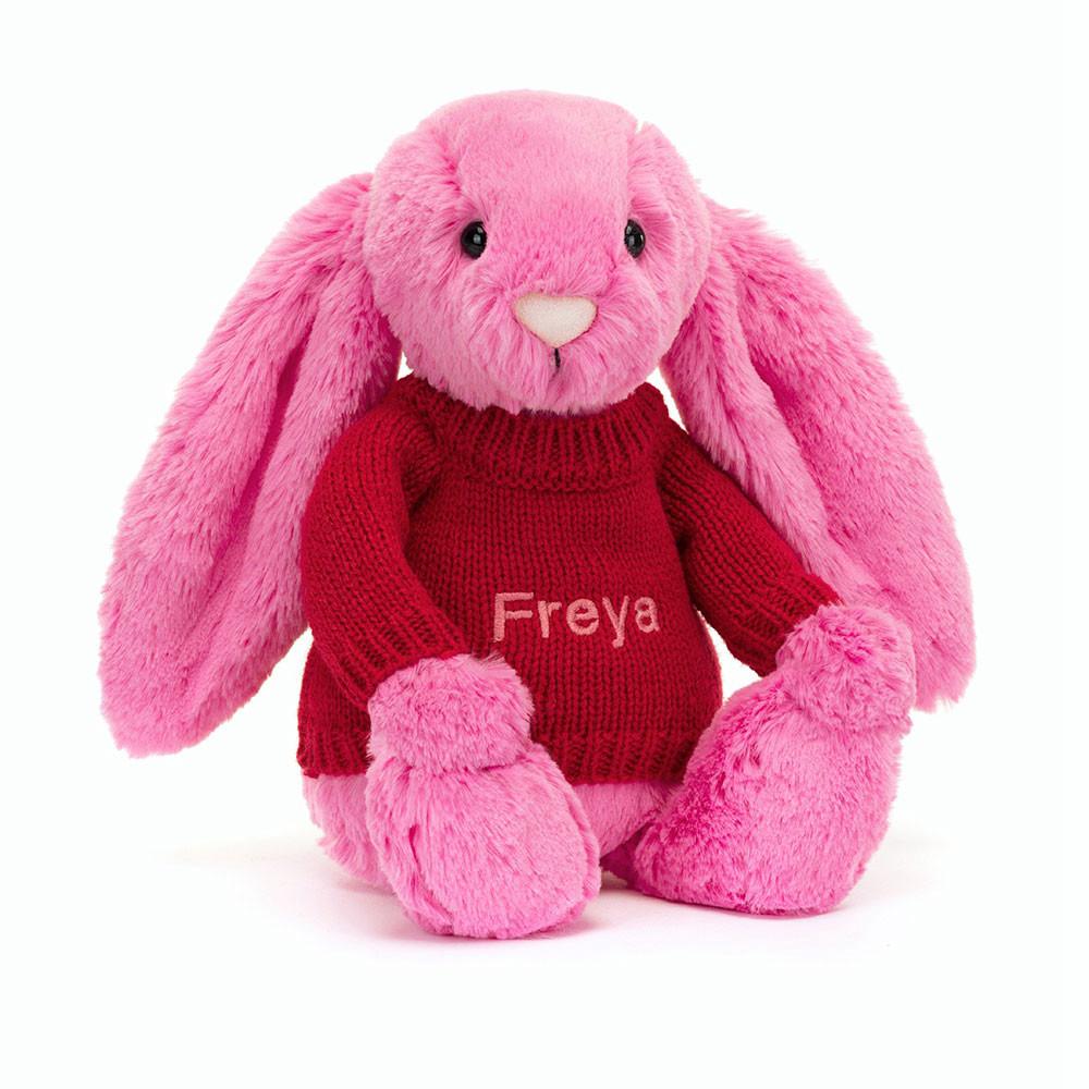 Swetry Jellycat Bashful Hot Króliczek,31cm x 12cm x 9cm Różowe | Polska  HABS-96581