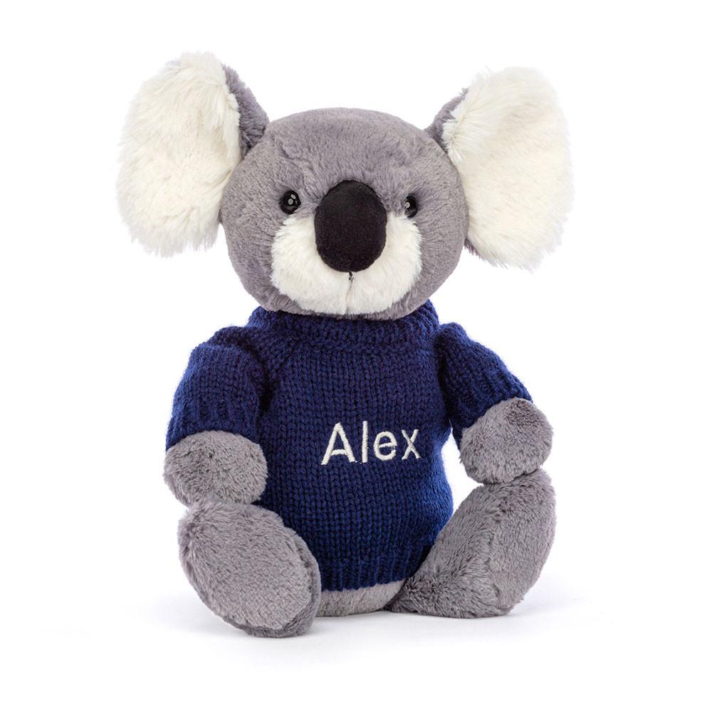 Swetry Jellycat Bashful Koala,31cm x 12cm x 9cm Szare | Polska  FTDA-72805