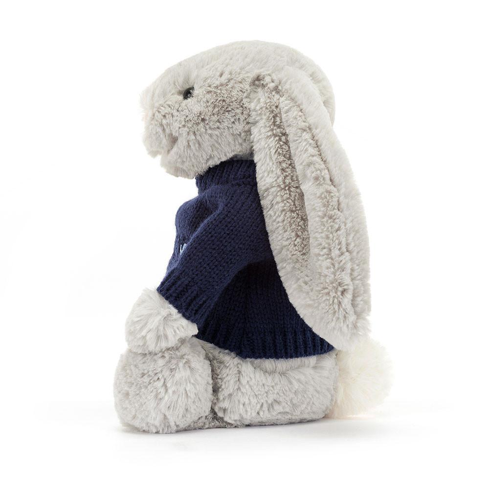Swetry Jellycat Bashful Króliczek,31cm x 12cm x 9cm Szare | Polska  PUED-49315