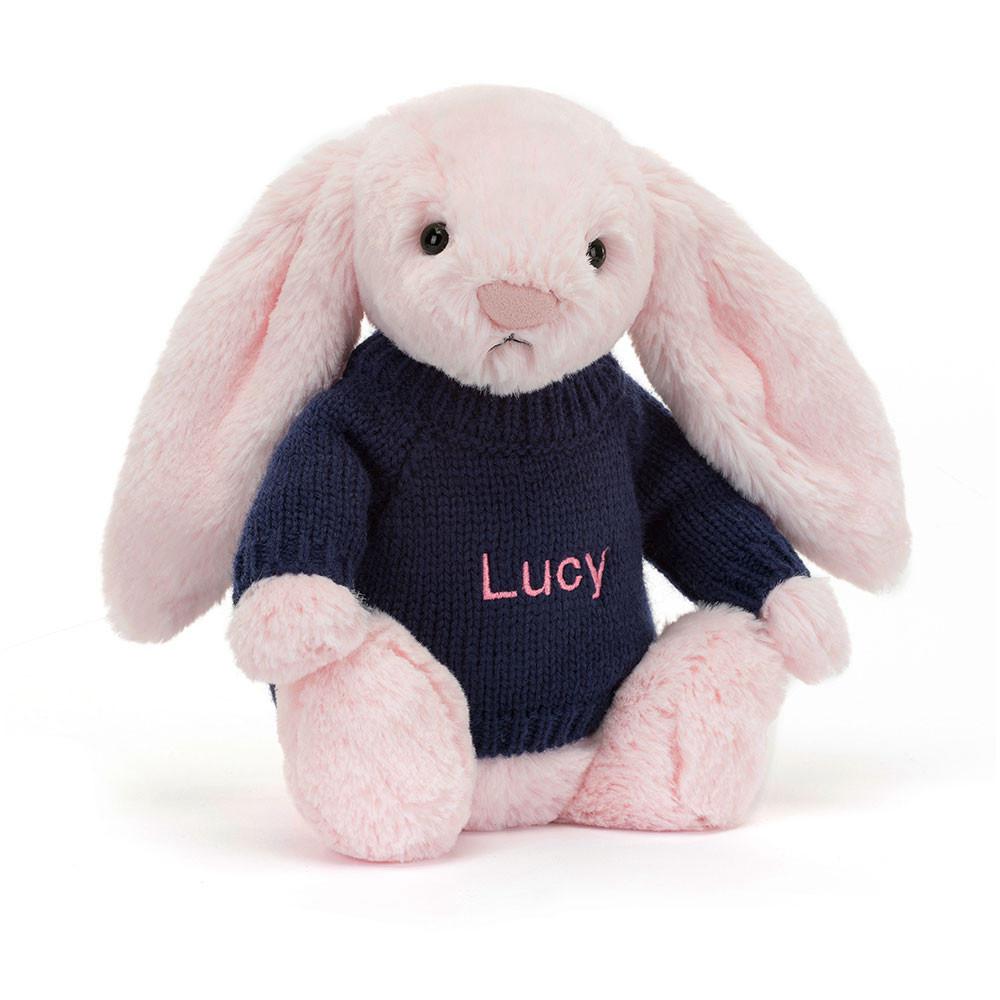 Swetry Jellycat Bashful Króliczek,31cm x 12cm x 9cm Różowe | Polska  YPMU-78462
