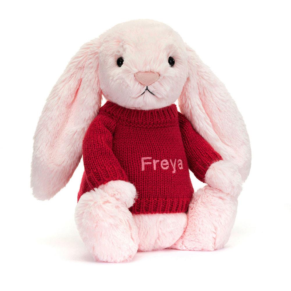Swetry Jellycat Bashful Króliczek,31cm x 12cm x 9cm Różowe | Polska  ABKQ-75380