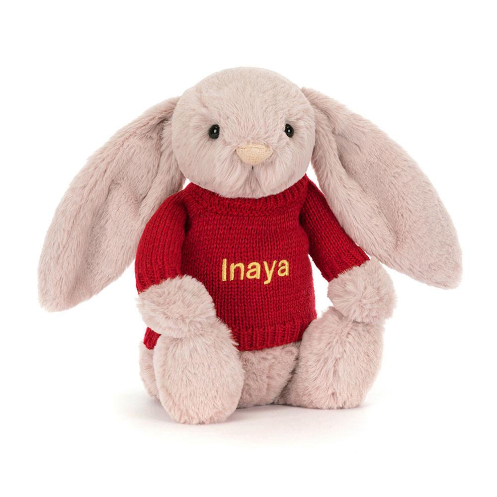 Swetry Jellycat Bashful Luxe Króliczek,31cm x 12cm x 9cm Różowe | Polska  MLXT-57083