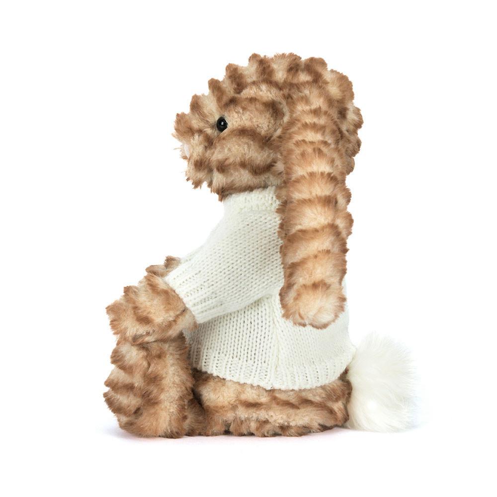 Swetry Jellycat Bashful Luxe Króliczek Juniper with Cream,31cm x 12cm x 9cm Brązowe | Polska  MHGR-80427