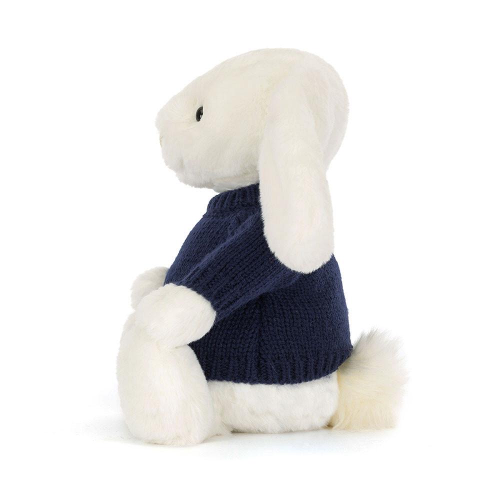 Swetry Jellycat Bashful Luxe Króliczek Luna,31cm x 12cm x 9cm Białe | Polska  RMUO-97318