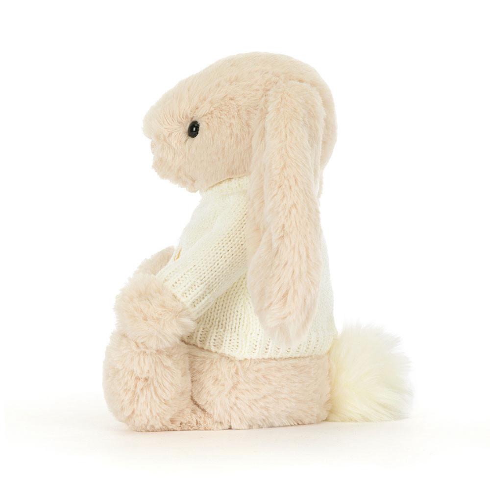 Swetry Jellycat Bashful Luxe Króliczek Willow with Cream,31cm x 12cm x 9cm Beżowe | Polska  OLWP-01396