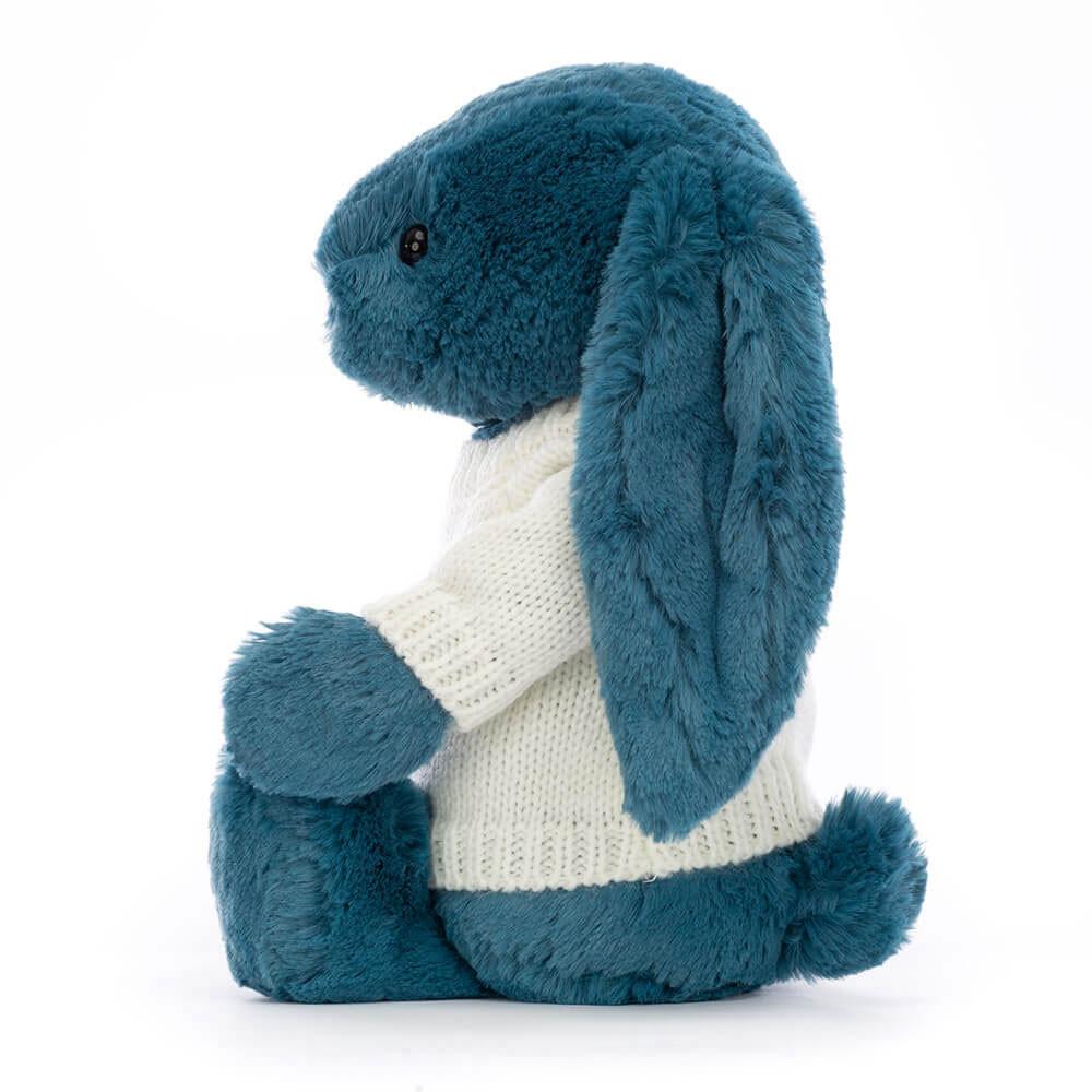 Swetry Jellycat Bashful Mineral Króliczek with Cream,31cm x 12cm x 9cm Niebieskie | Polska  MPCF-65930