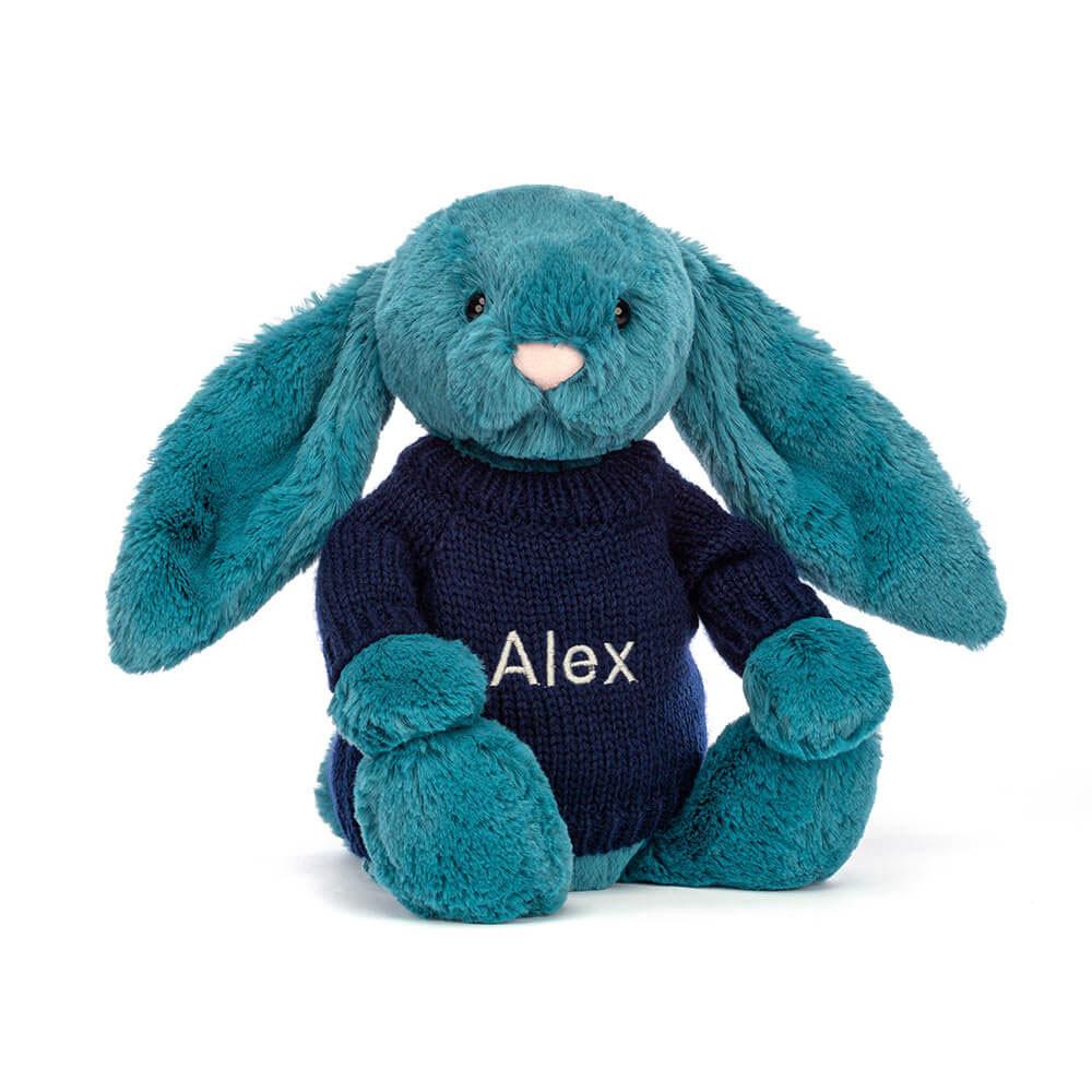 Swetry Jellycat Bashful Mineral Króliczek,31cm x 12cm x 9cm Niebieskie | Polska  IAVX-65904