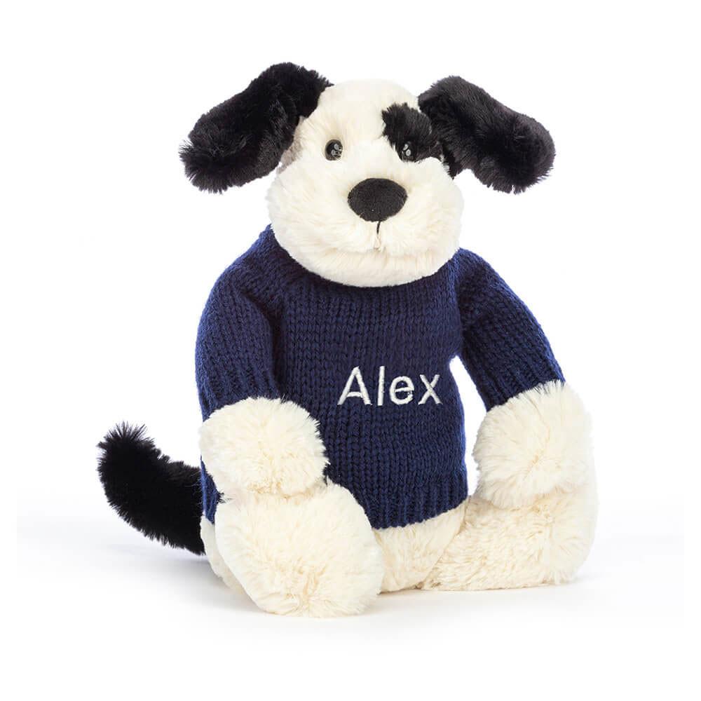 Swetry Jellycat Bashful Puppy,31cm x 12cm x 9cm Białe | Polska  QKJT-03496