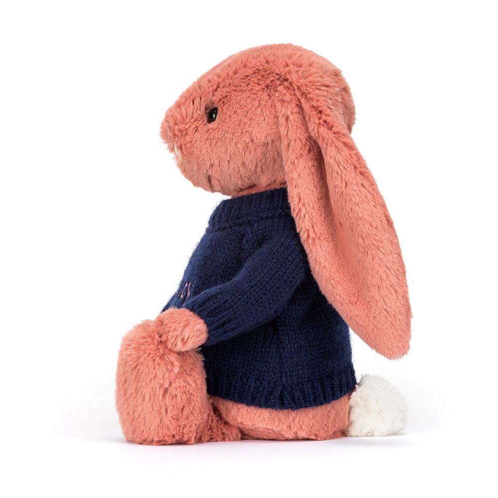 Swetry Jellycat Bashful Sorrel Króliczek,31cm x 12cm x 9cm Pomarańczowe | Polska  FMLP-02753