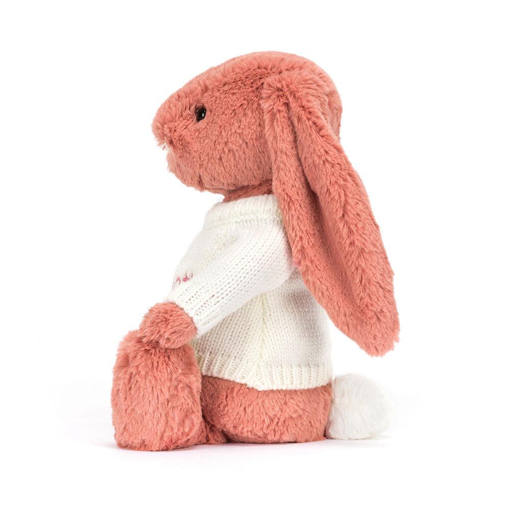 Swetry Jellycat Bashful Sorrel Króliczek with Cream,31cm x 12cm x 9cm Pomarańczowe | Polska  RYTG-87412