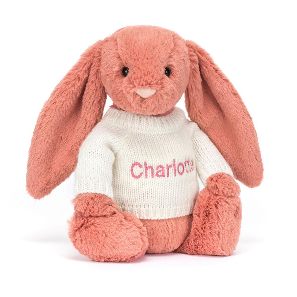 Swetry Jellycat Bashful Sorrel Króliczek with Cream,31cm x 12cm x 9cm Pomarańczowe | Polska  RYTG-87412