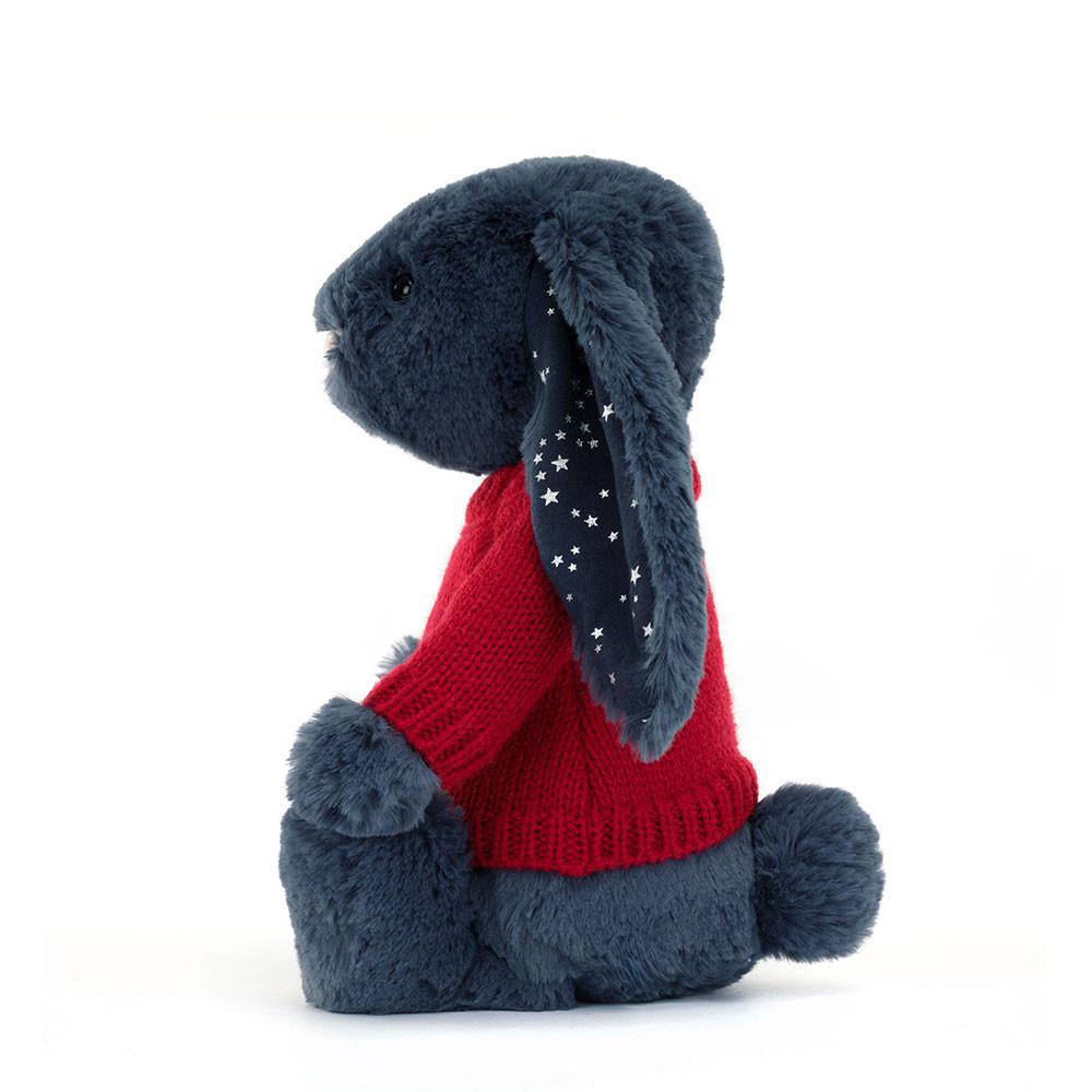 Swetry Jellycat Bashful Stardust Króliczek,31cm x 12cm x 9cm Niebieskie | Polska  IULN-93461