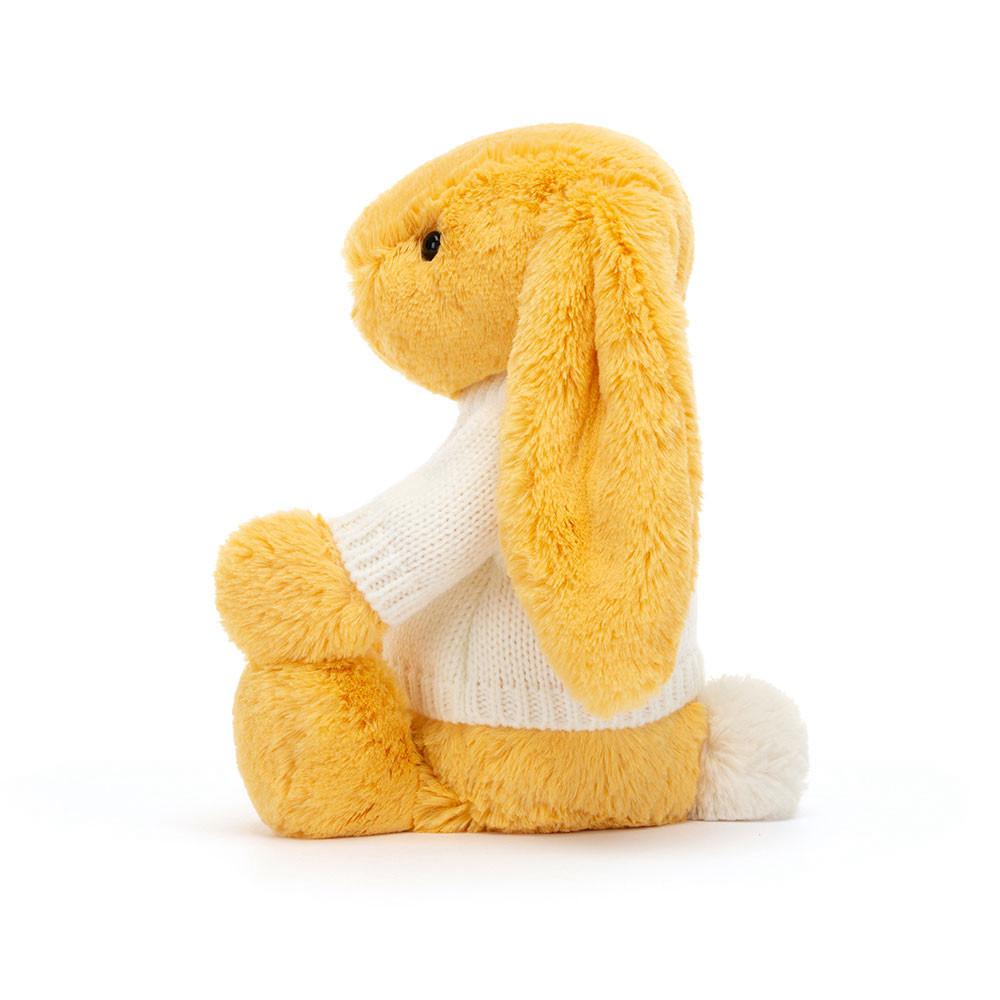 Swetry Jellycat Bashful Sunshine Króliczek with Cream,31cm x 12cm x 9cm Żółte | Polska  QPRX-54178