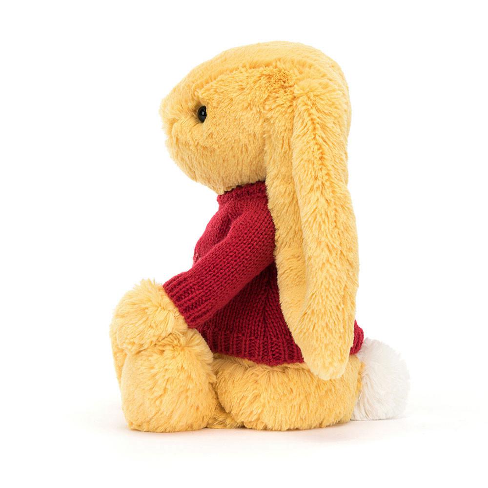 Swetry Jellycat Bashful Sunshine Króliczek,31cm x 12cm x 9cm Żółte | Polska  ISRN-79416