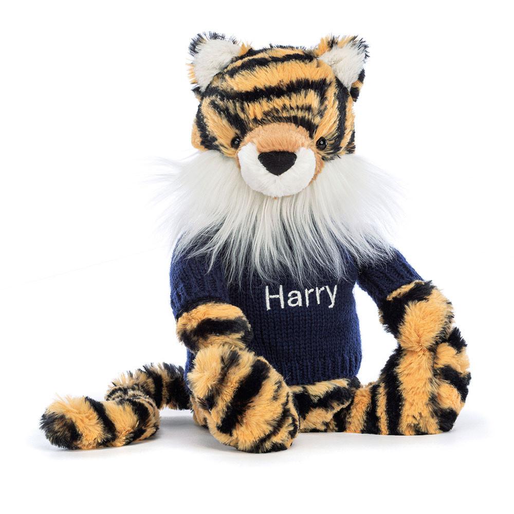 Swetry Jellycat Bashful Tiger,31cm x 12cm x 9cm Żółte | Polska  VSJL-60384