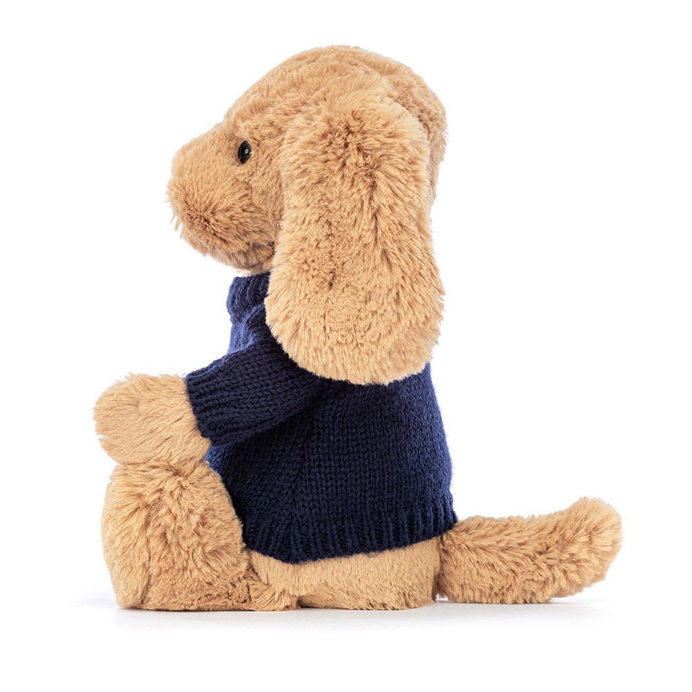 Swetry Jellycat Bashful Toffee Puppy,31cm x 12cm x 9cm Brązowe | Polska  HXYL-29083