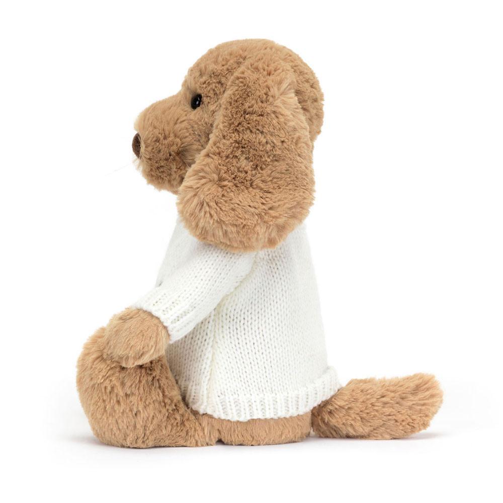 Swetry Jellycat Bashful Toffee Puppy with Cream,31cm x 12cm x 9cm Brązowe | Polska  ZIWQ-47928