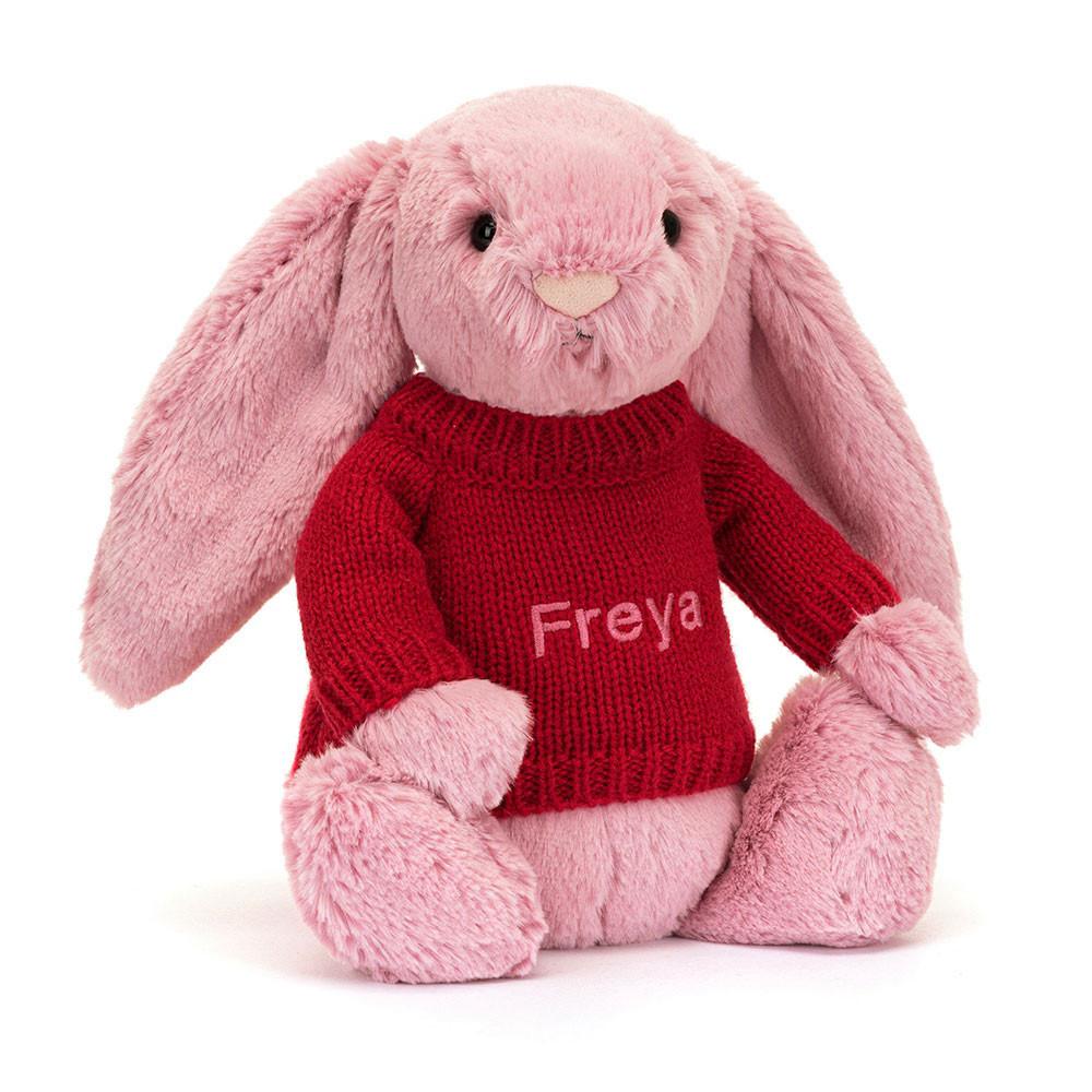 Swetry Jellycat Bashful Tulip Króliczek,31cm x 12cm x 9cm Różowe | Polska  VBUD-72190