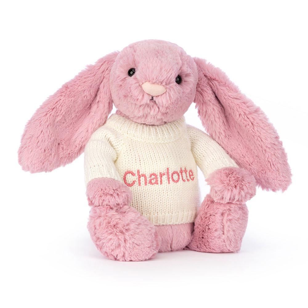 Swetry Jellycat Bashful Tulip Króliczek with Cream,31cm x 12cm x 9cm Różowe | Polska  CLIW-06598