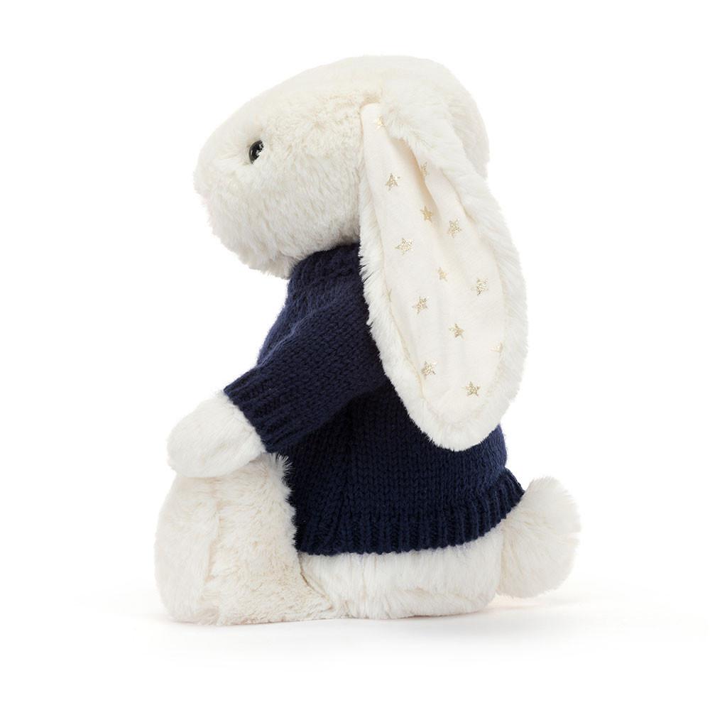Swetry Jellycat Bashful Twinkle Króliczek,31cm x 12cm x 9cm Białe | Polska  RXGW-25096