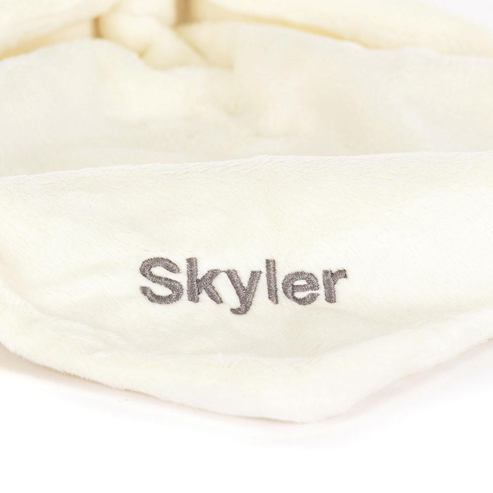 Szmatka Przytulanka Jellycat Bashful Cream Króliczek,15cm x 34cm x 34cm Białe | Polska  VZUF-06751