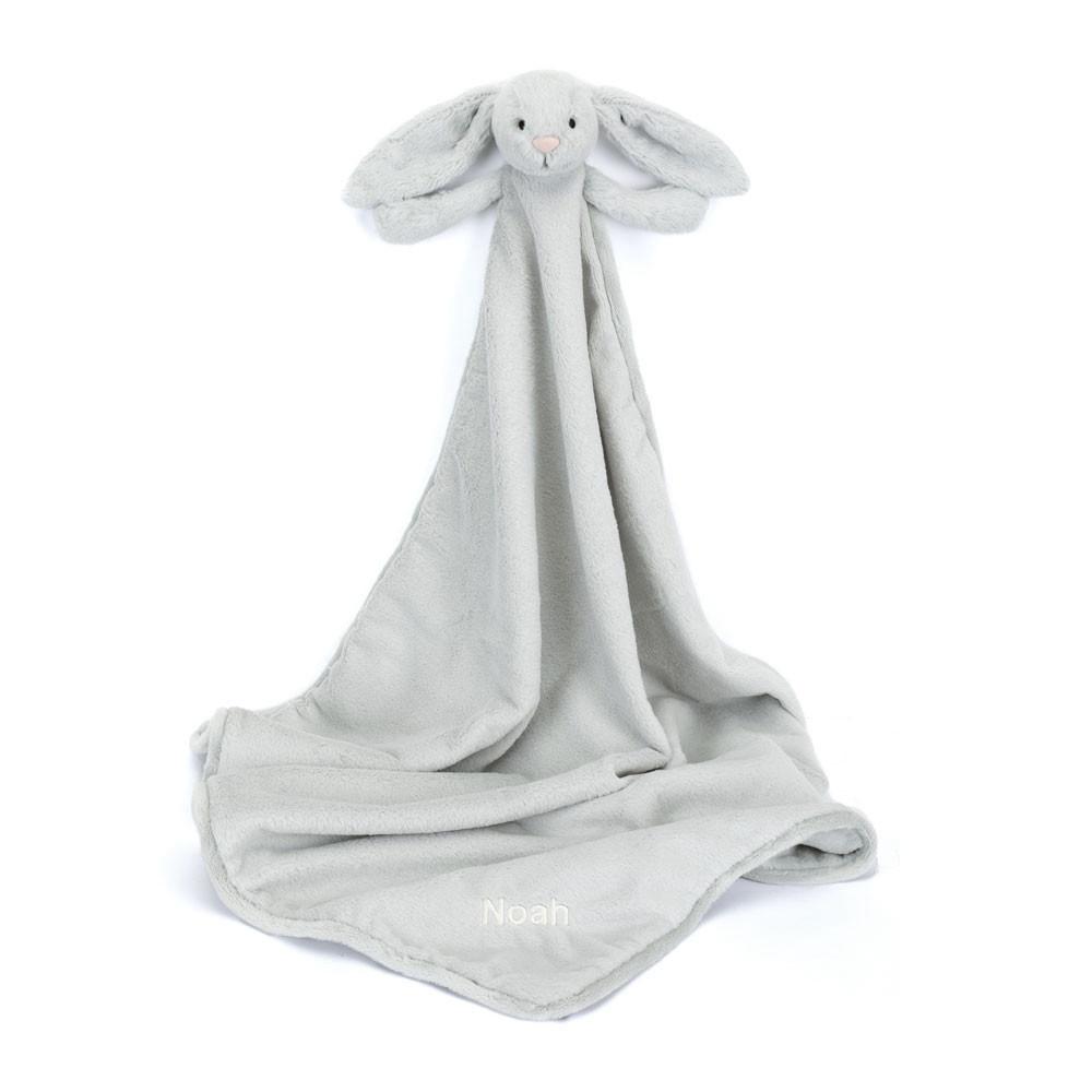 Szmatka Przytulanka Jellycat Bashful Króliczek Szmatka Przytulanka,56cm x 70cm x 9cm Szare | Polska  UXPR-38046