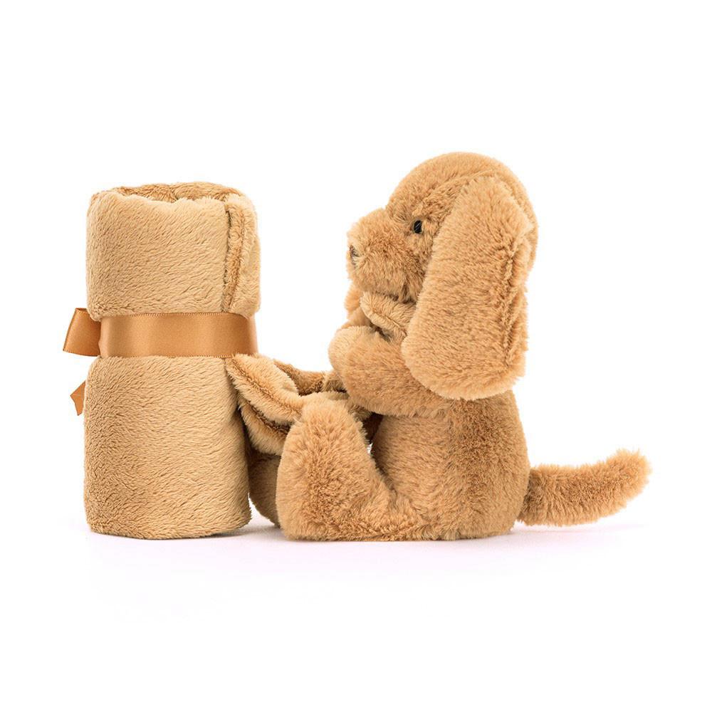 Szmatka Przytulanka Jellycat Bashful Toffee Puppy,15cm x 34cm x 34cm Brązowe | Polska  ATCP-46981