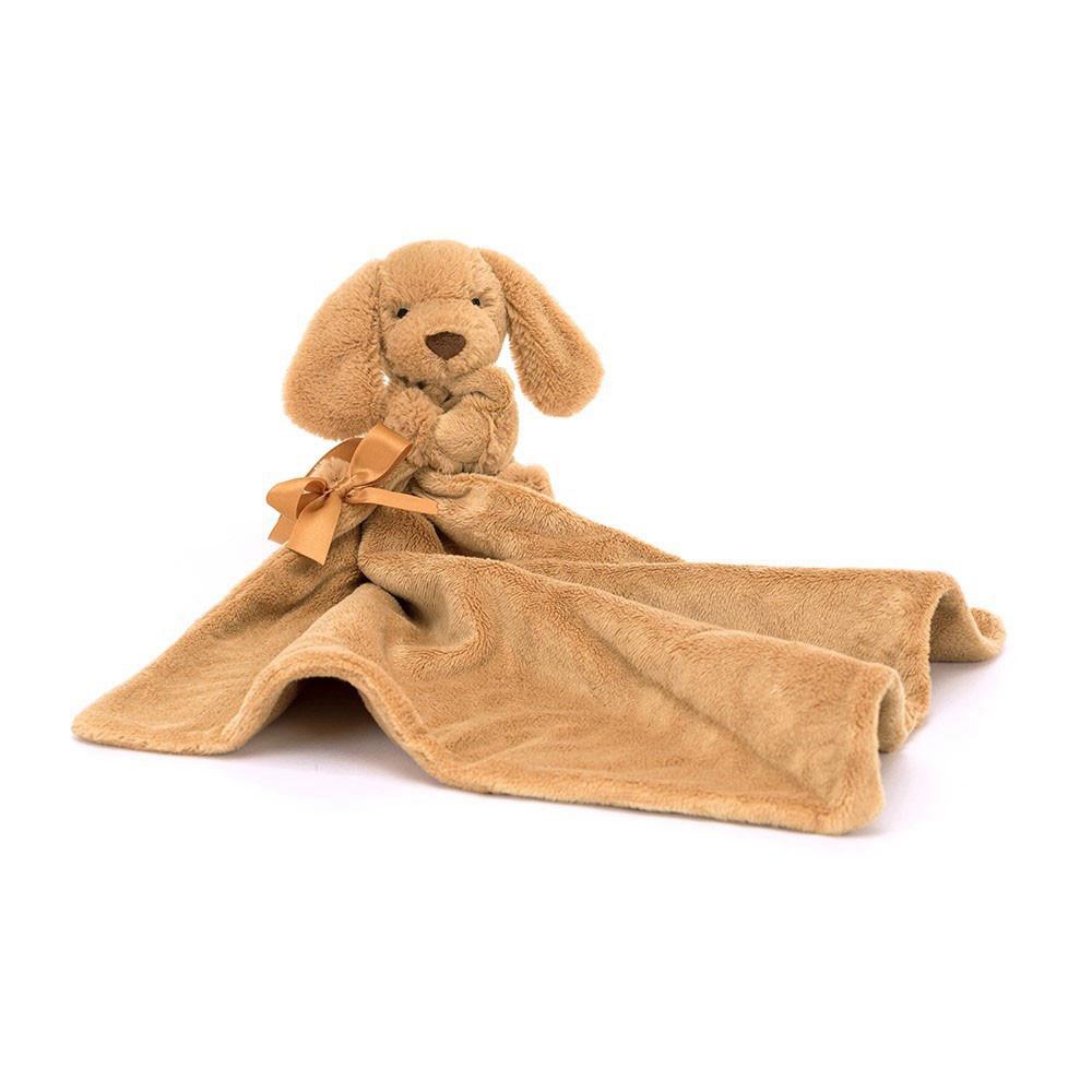 Szmatka Przytulanka Jellycat Bashful Toffee Puppy,15cm x 34cm x 34cm Brązowe | Polska  ATCP-46981
