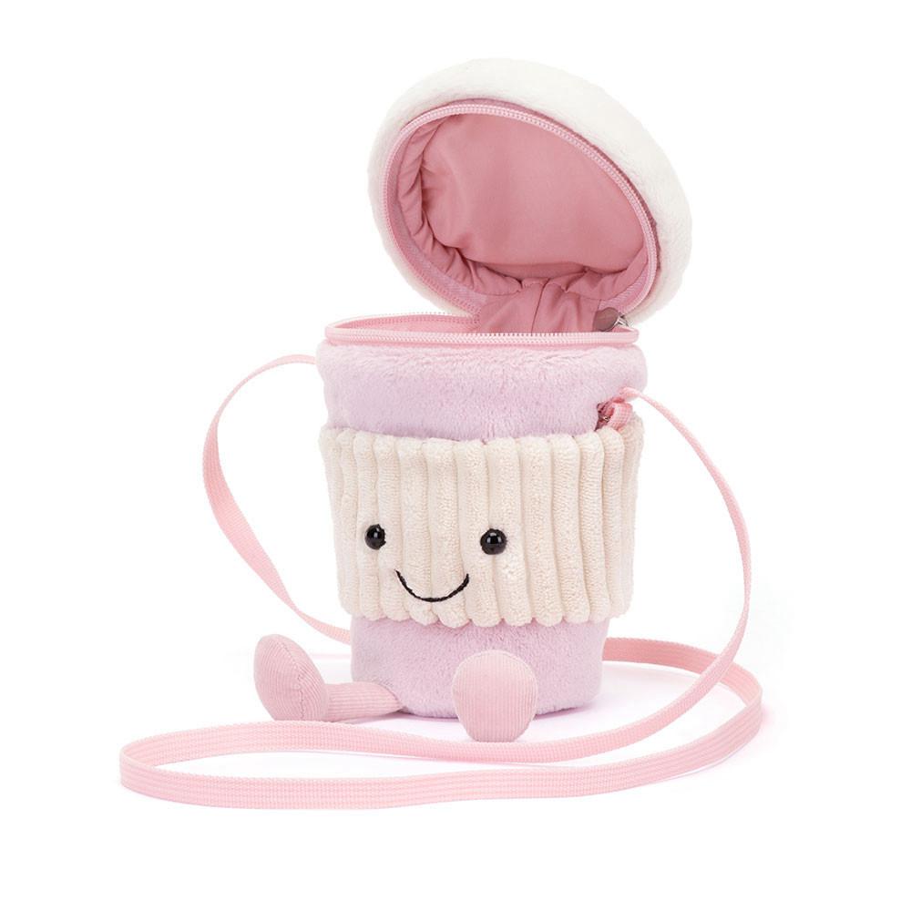 Torebka Jellycat Amuseables Coffee-To-Go Pink,20cm x 9cm x 9cm Różowe | Polska  AWTM-10526
