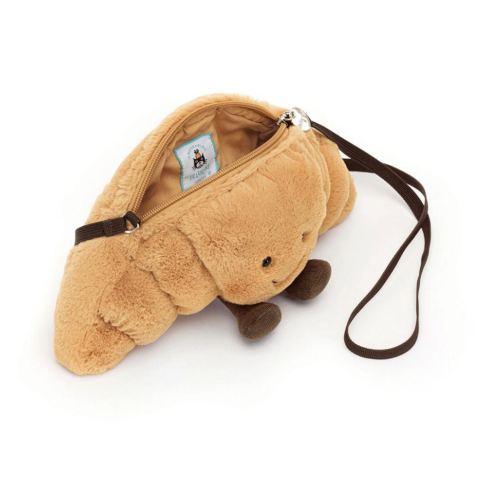 Torebka Jellycat Amuseables Croissant,15cm x 27cm x 5cm Beżowe | Polska  JXBT-06172