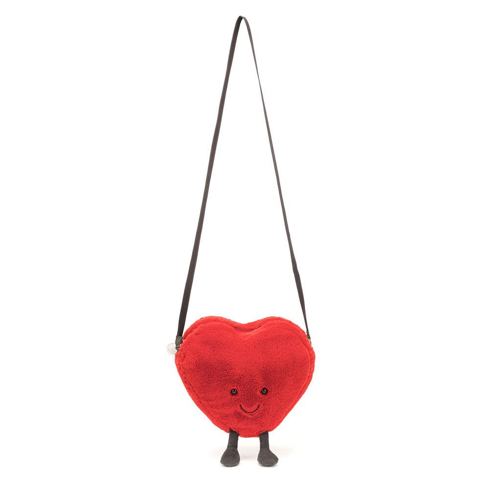 Torebka Jellycat Amuseables Heart,17cm x 18cm x 5cm Czerwone | Polska  MLGR-30281