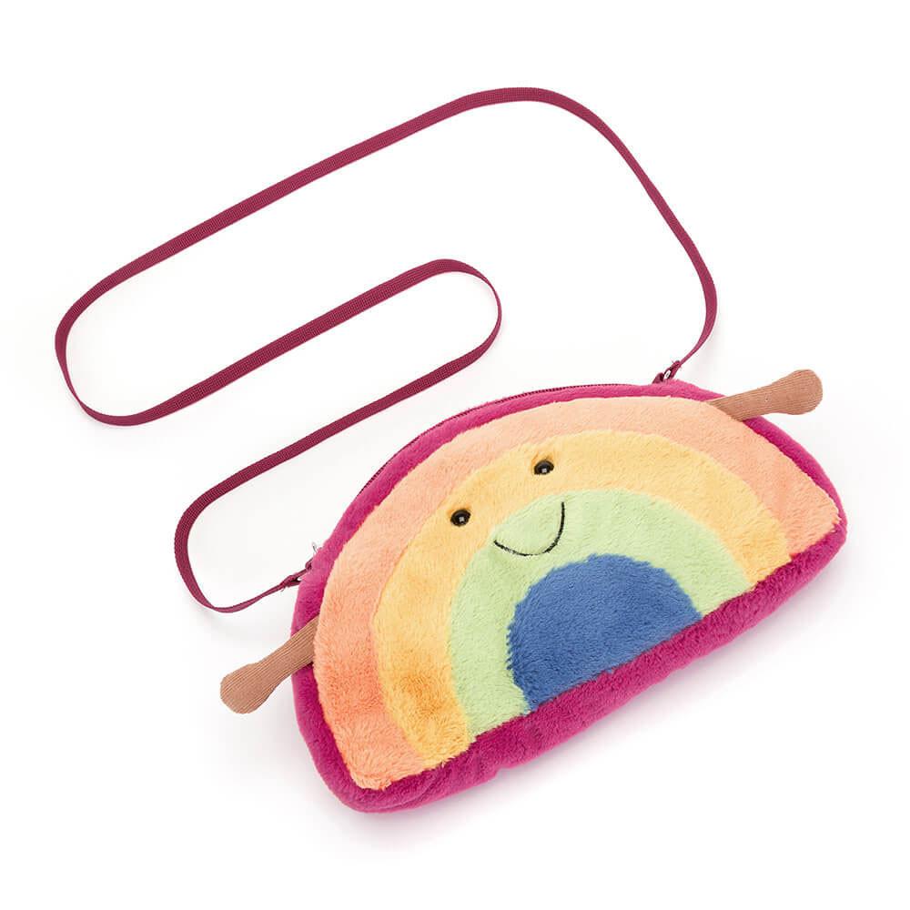 Torebka Jellycat Amuseables Rainbow,13cm x 25cm x 5cm Żółte | Polska  WPJO-42589
