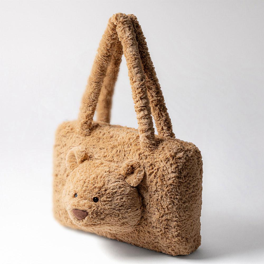 Torebka Jellycat Bartholomew Miś Tote,24cm x 36cm x 8cm Brązowe | Polska  DNOC-34602