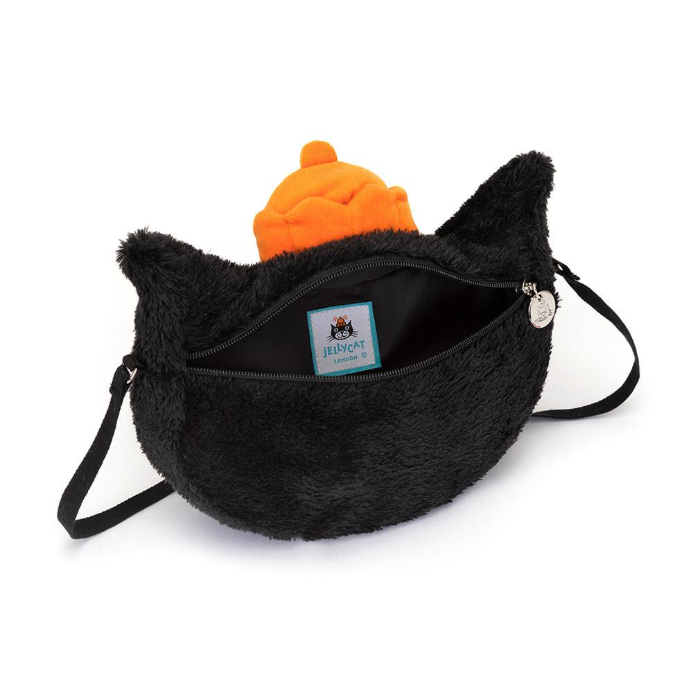 Torebka Jellycat JellyJelonek,15cm x 23cm x 5cm Czarne | Polska  GBHS-64502
