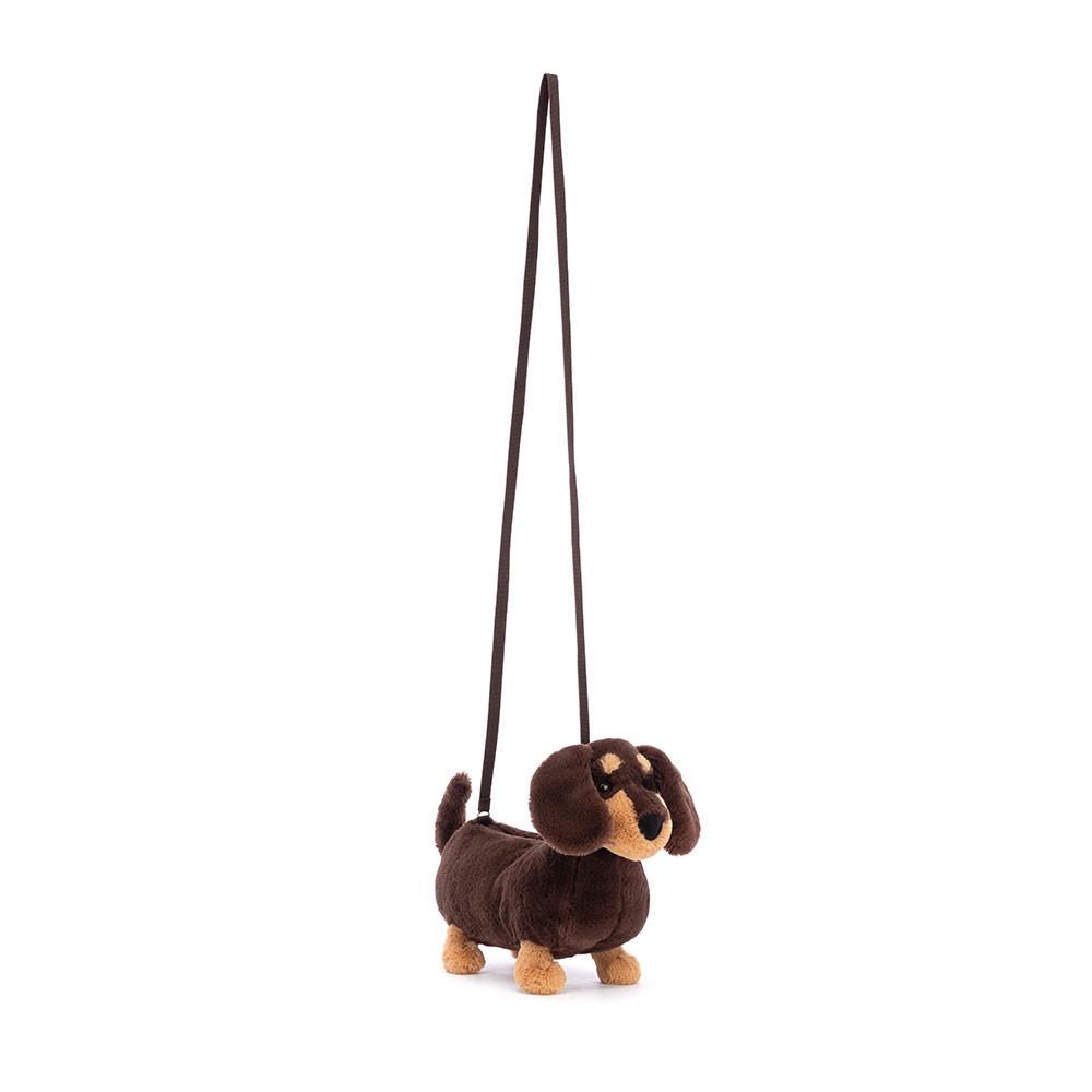 Torebka Jellycat Otto Sausage Piesek,16cm x 7cm x 22cm Brązowe | Polska  ILPA-67019